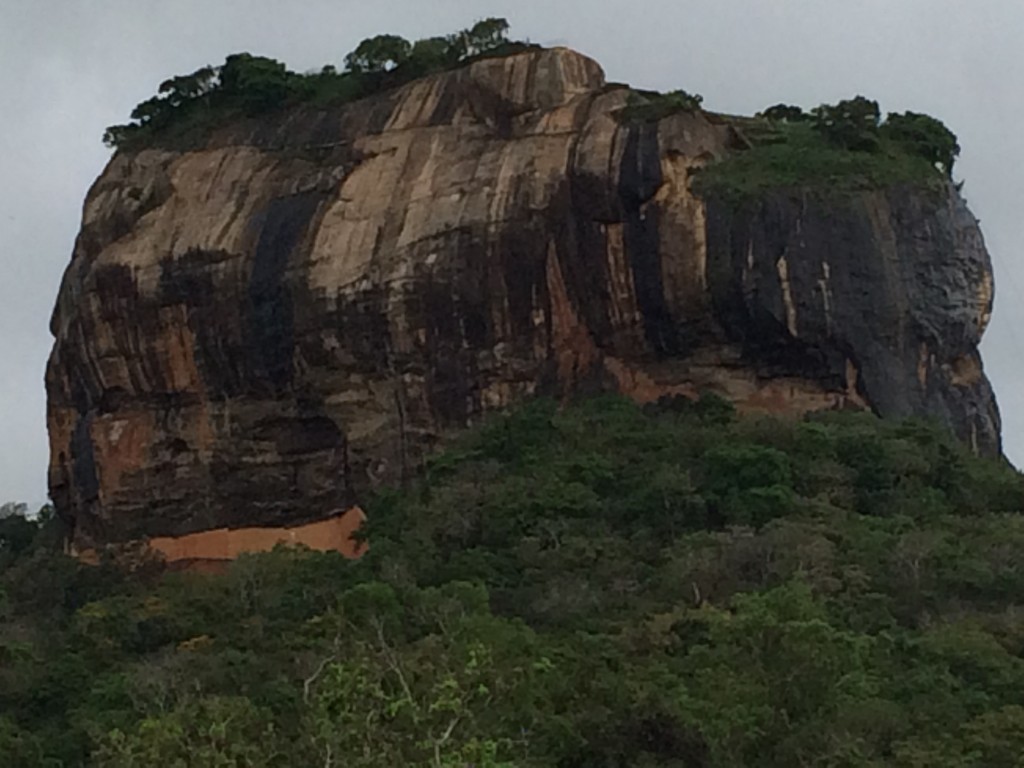 Sigiriya klippen som jeg så den idag.