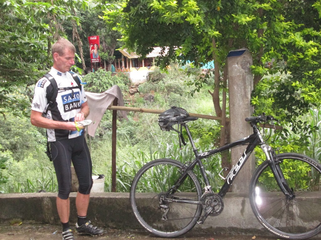 Start fra Ella på 5. cykeldag.